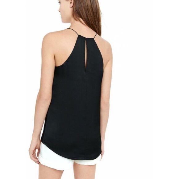 Express Barcelona Halter Cami Reversible Top Black/ Floral - Picture 3 of 6